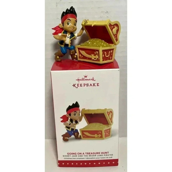 Hallmark Disney Jake & The Neverland Pirates Going on a Treasure Hunt Ornament - Picture 1 of 6